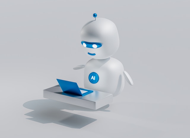 a-white-robot-with-blue-eyes-and-a-laptop